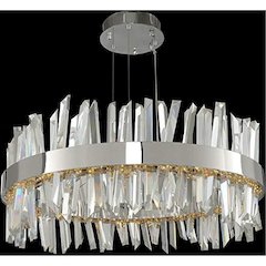 Glacier 25 Inch LED Round Pendant