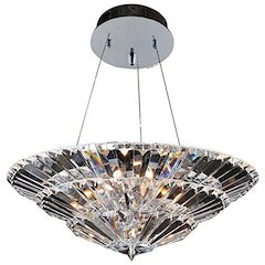 Auletta 24 Inch Convertible Pendant - Semi Flush Mount
