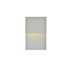 Raine Integrated LED wall sconce  in silver