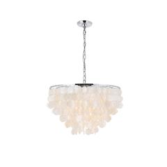 Selene 6 light Chrome Pendant