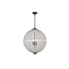 Olivia 5 light Dark Bronze Chandelier Clear Royal Cut Crystal