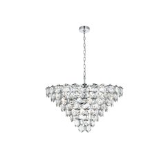 Adaline 32 Inch Chandelier In Chrome