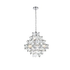 Adaline 20 Inch Chandelier In Chrome