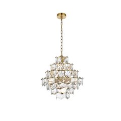 Adaline 20 Inch Chandelier In Satin Gold