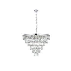 Josephine 27 Inch Round Chandelier In Chrome