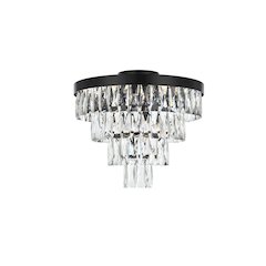 Josephine 18 Inch Flush Mount In Black