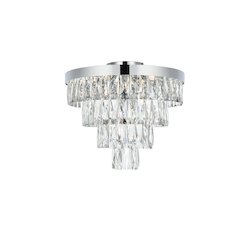 Josephine 18 Inch Flush Mount In Chrome
