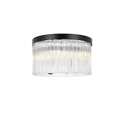 Harlow 16 Inch Flush Mount In Black