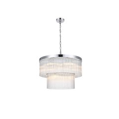 Harlow 24 inch Chandelier in Chrome
