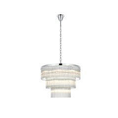 Harlow 32 Inch Chandelier In Chrome