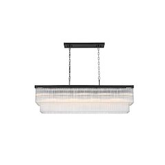 Harlow 53 inch Chandelier in Black