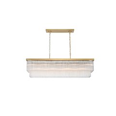 Harlow 53 inch Chandelier in Satin Gold