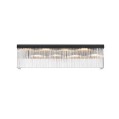 Harlow 34 inch Wall Sconce in Black