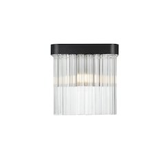 Harlow 9 Inch Wall Sconce In Black
