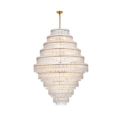 Emilia 42 inch Chandelier in Satin Gold