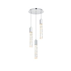 Aurora 16 inch Chandelier in Chrome