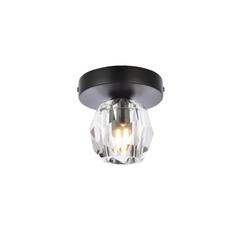 Eren 1 light black flush mount