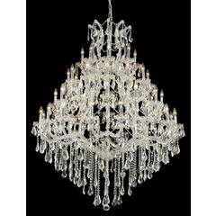Maria Theresa 49 light Chrome Chandelier Clear Royal Cut Crystal