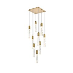 Aurora 20 inch Pendant in Satin Gold
