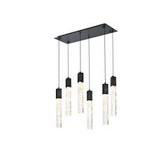 Aurora 32 inch Pendant in Black