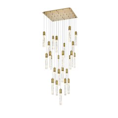 Aurora 36 inch Chandelier in Satin Gold