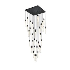 Aurora 42 inch Chandelier in Black
