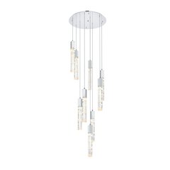 Aurora 24 inch Chandelier in Chrome