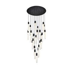 Aurora 42 inch Chandelier in Black