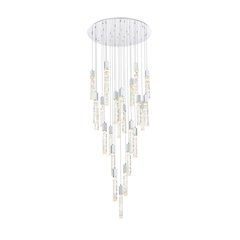 Aurora 42 inch Chandelier in Chrome
