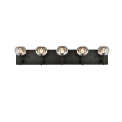Graham 5 Light Wall Sconce in Black