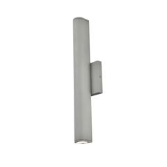 Raine Integrated LED wall sconce in silver