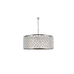 Madison 10 light polished Nickel Chandelier Clear Royal Cut Crystal