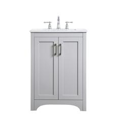 24 inch Single Bathroom Vanity in Grey