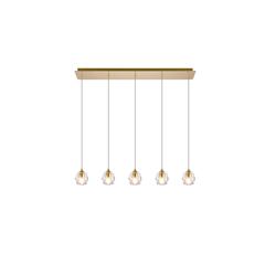 Eren 5 lights Gold pendant