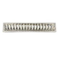 Monroe Integrated Led Chip Light Chrome Wall Sconce Clear Royal Cut Crystal