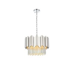 Willow 16 Inch Chandelier In Chrome
