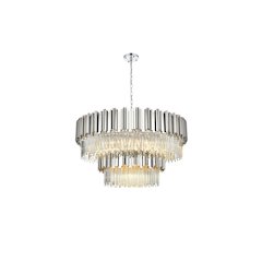 Willow 40 Inch Chandelier In Chrome