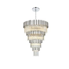 Willow 40 Inch Chandelier In Chrome