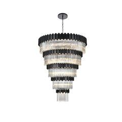 Willow 59 Inch Chandelier In Black