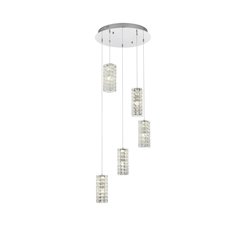 Aston 20 inch LED Pendant in Chrome