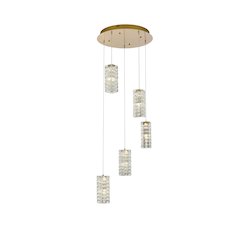 Aston 20 inch LED Pendant in Satin Gold