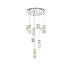Aston 24 inch LED Pendant in Chrome