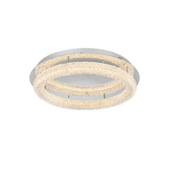 Bowen 26 inch Adjustable LED Flush Mount in Chrome