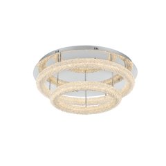 Bowen 29.5 inch LED Flush Mount in Chrome
