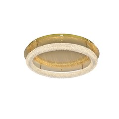 Bowen 29.5 inch LED Flush Mount in Satin Gold