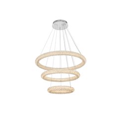 Bowen 32 inch Adjustable LED Chandelier in Chrome