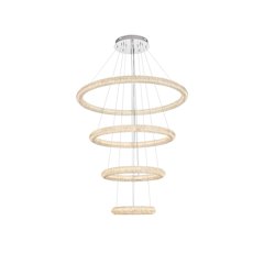 Bowen 42 inch LED chandelier in chrome