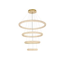 Bowen 42 inch LED chandelier in Satin Gold