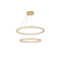 Bowen 42 inch LED chandelier in Satin Gold