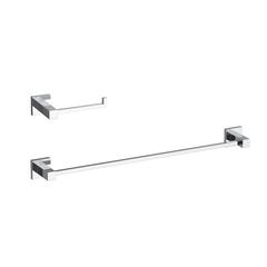 Isla 2-Piece Bathroom Hardware Set in Chrome